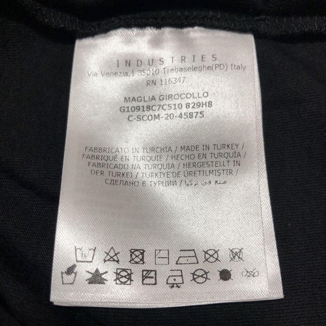 新品同様　モンクレール　ロゴ　Tシャツ　ブラック　S 国内正規品 4S350