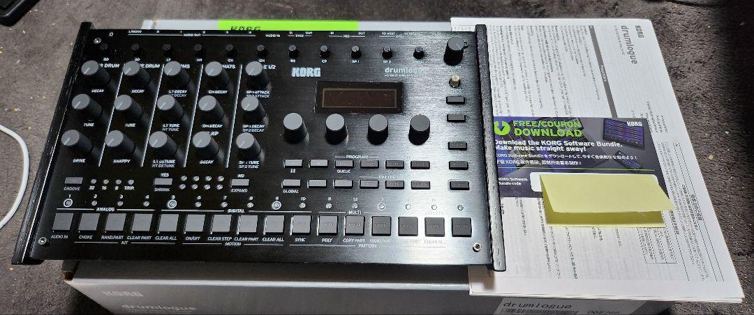 KORG drumlogue 完動美品！ACアダプター、 カバー付き！ - メルカリ
