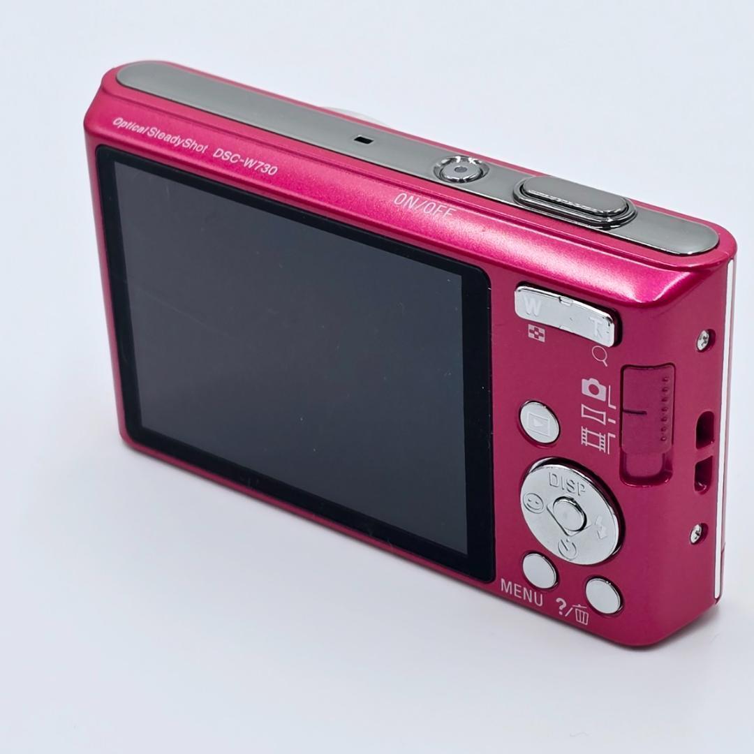 美品】 SONY Cyber−Shot DSC-W730 ピンク コンデジ - メルカリ