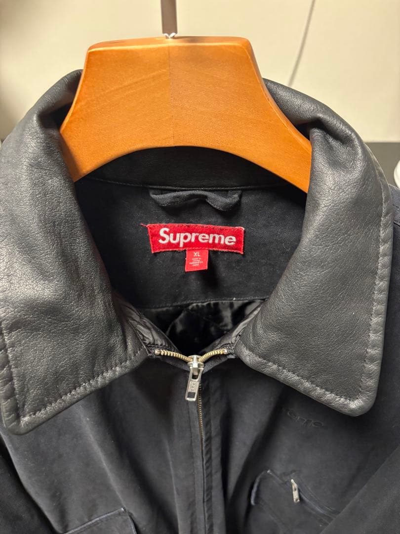 Supreme LeatherCollarUtility Jacket 24fwXL LL SUPREME WWW_SHINETEETH_COM