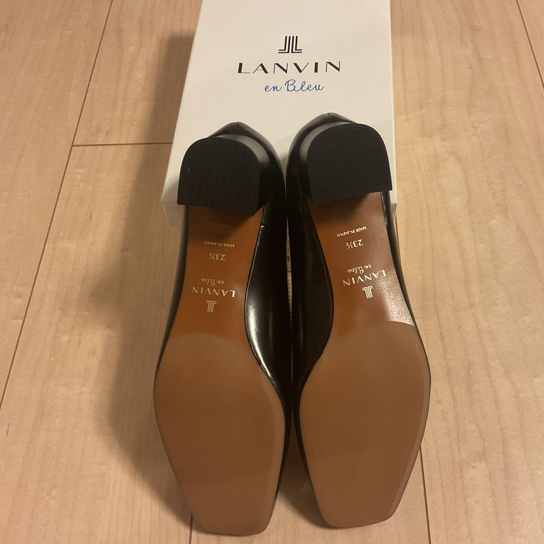 【専用】LANVIN en Blue パンプス　ブラック　サイズ23.5センチ