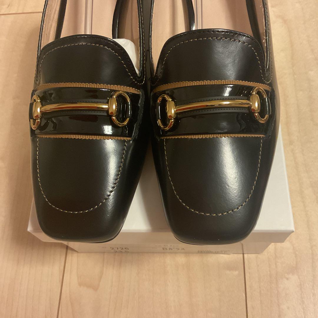 【専用】LANVIN en Blue パンプス　ブラック　サイズ23.5センチ