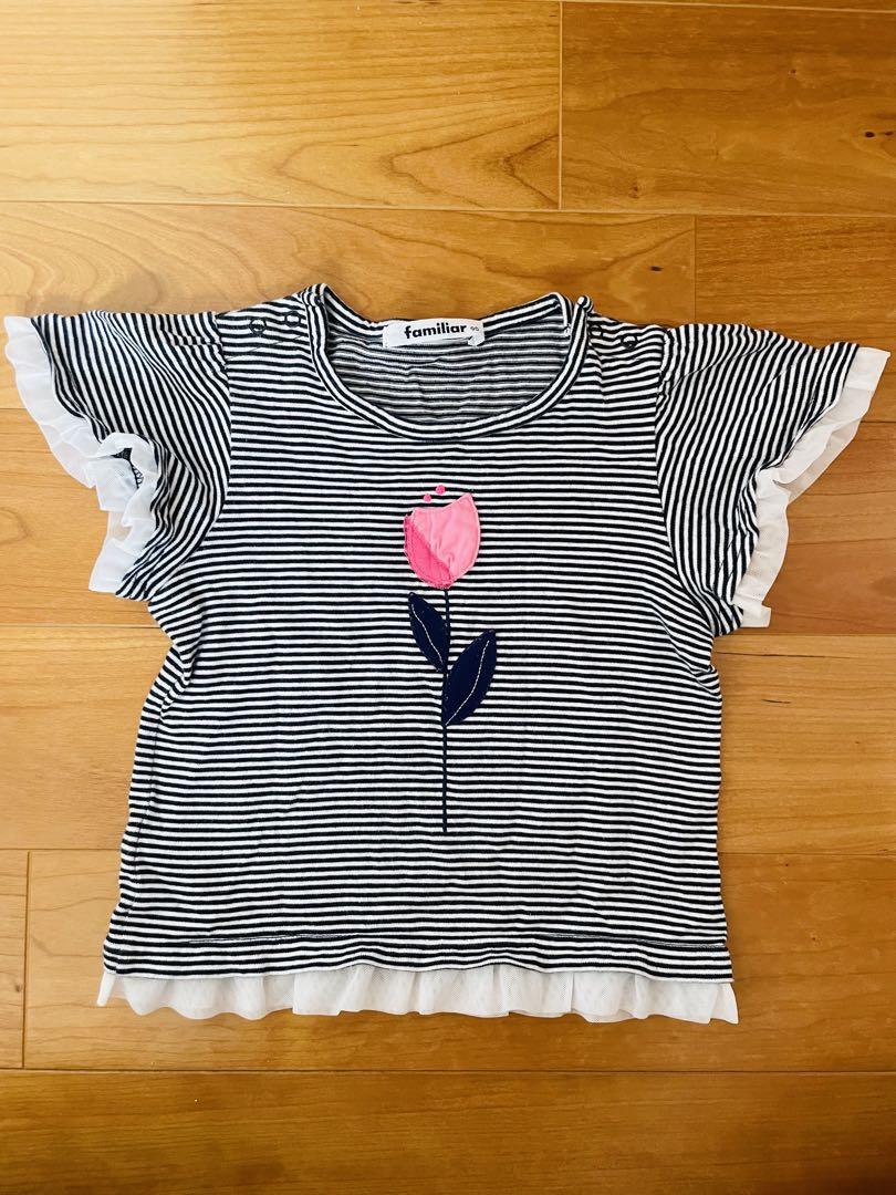 ＊ファミリア＊女の子Tシャツ3枚セット80&90