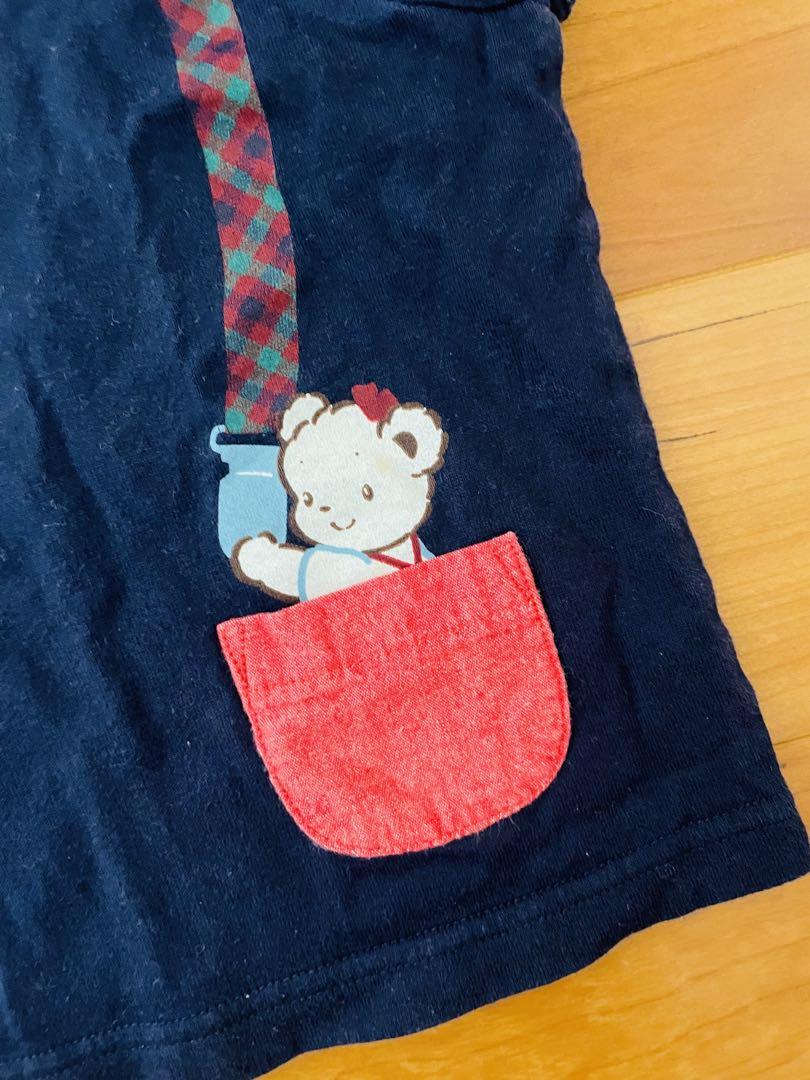 ＊ファミリア＊女の子Tシャツ3枚セット80&90