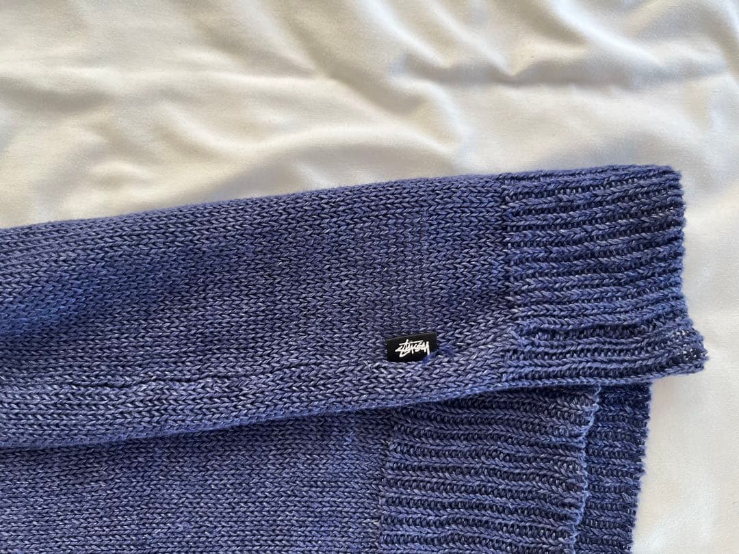 stussy LOOSE KNIT LINEN VEST M