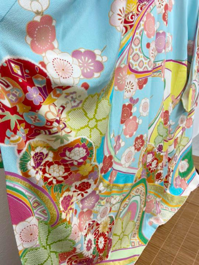得価人気SALE 振袖 晴れ着 縮緬 金彩金駒刺繍 WiKLA-m26810670669 お仕立て上がり品 成人式 正規品SALE