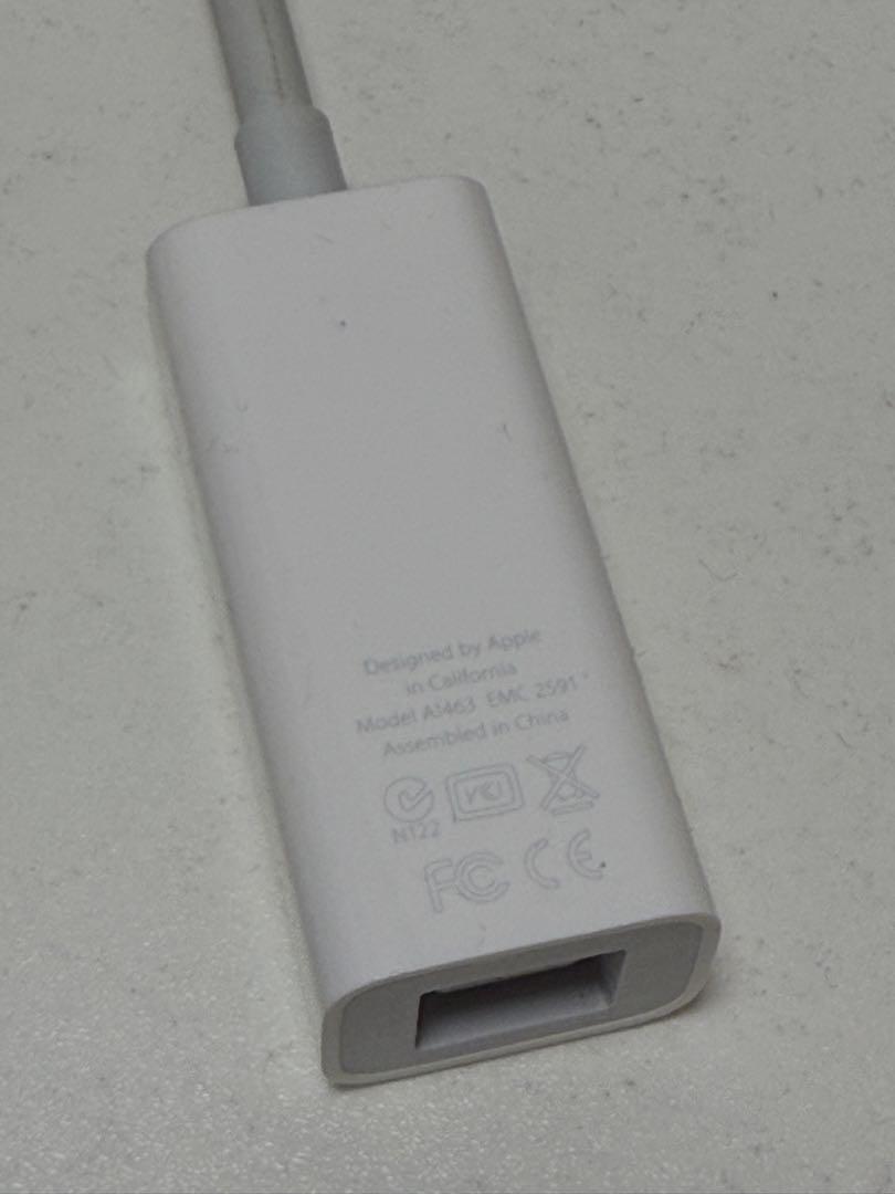 Apple A1463 Thunderbolt FireWire変換アダプター