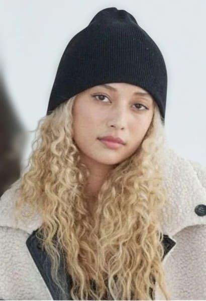 ALEXIA STAM Logo Beanie ブラック