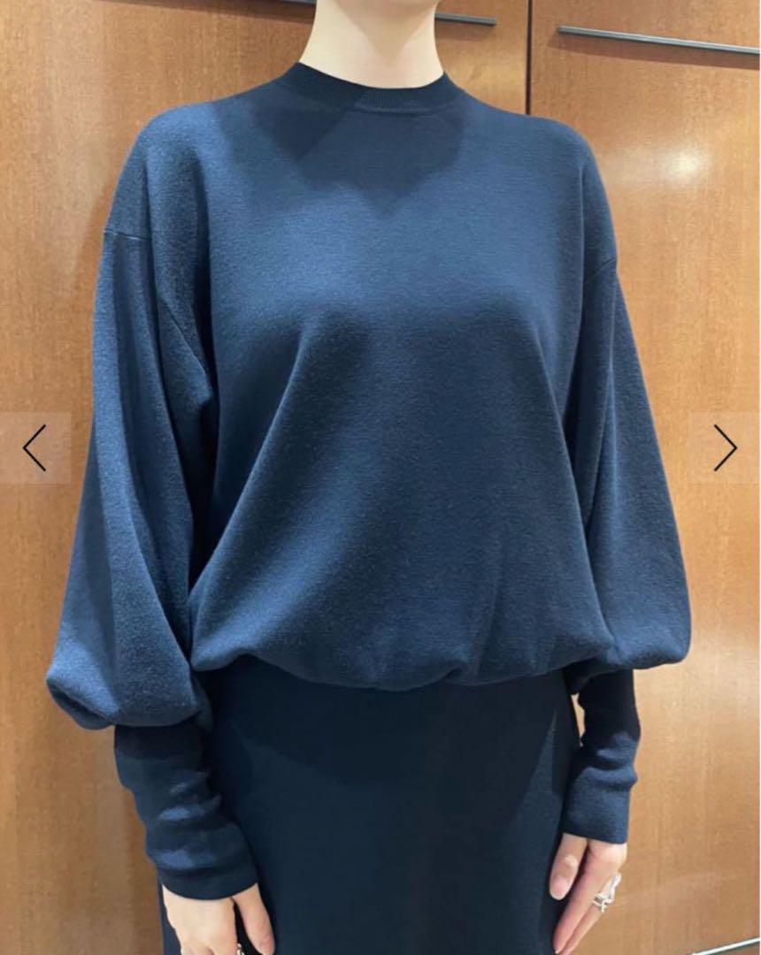 トゥモローランド バウンススムース　パフスリーブプルオーバー