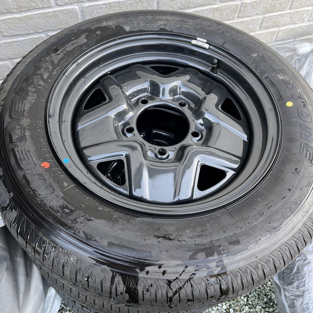 jb64 ジムニー ホイールとタイヤ4本セット送料着払い 175/80R16