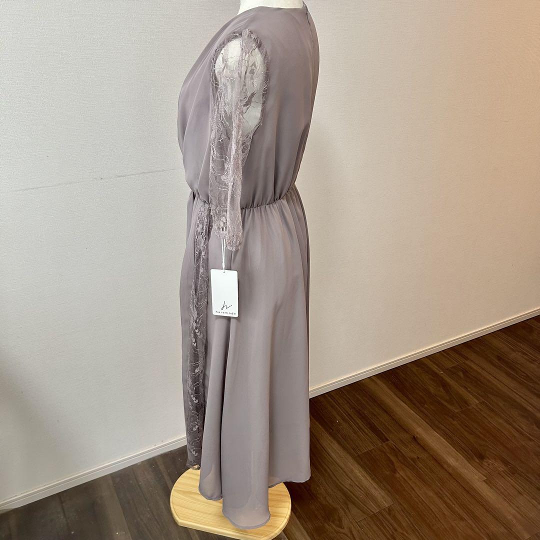 タグ付き・未使用　HAREMODEハレモード　フィッシュテール ドレス S 結婚式・お呼ばれドレス｜総レースフィッシュテールドレス
