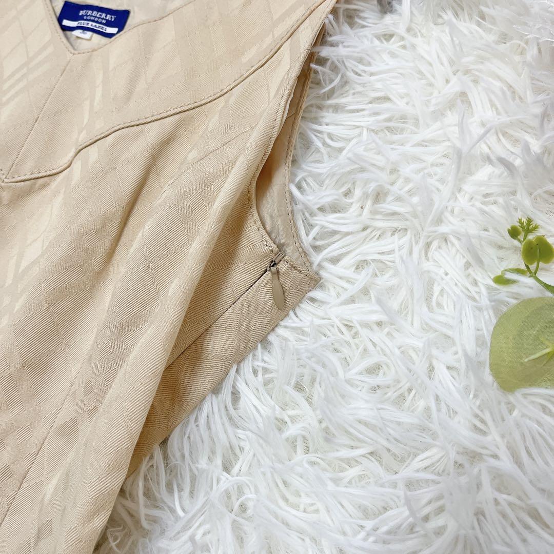 BURBERRY BLUE LABEL シャドーチェック ノースリーブワンピース