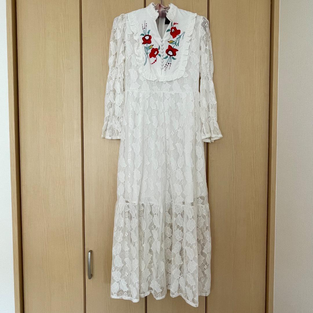 アルページュストーリー 小花柄ワンピース 花柄 ロング