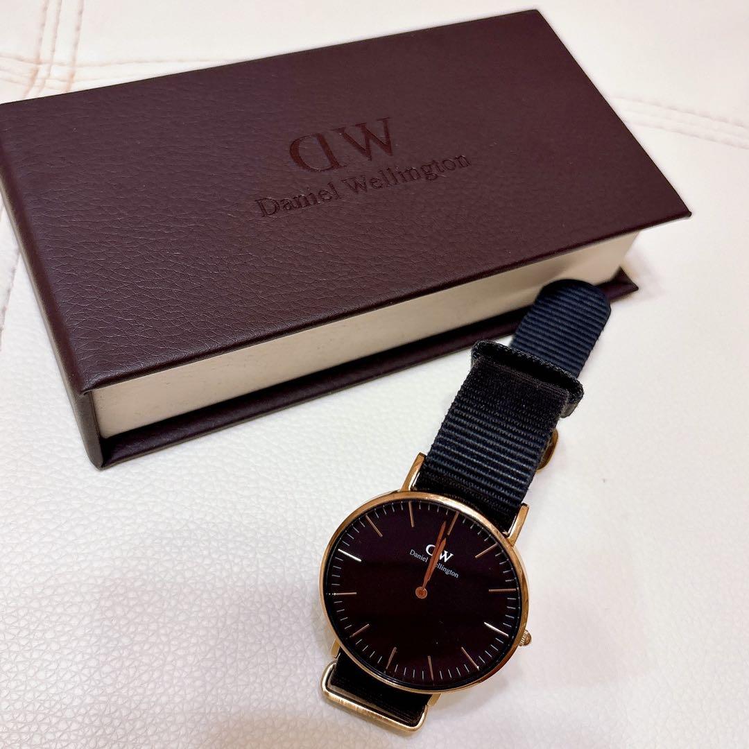 DANIEL WELLINGTON アナログ腕時計 ブラック Daniel Wellington アナログ腕時計 ブラック ゴールド - メルカリ