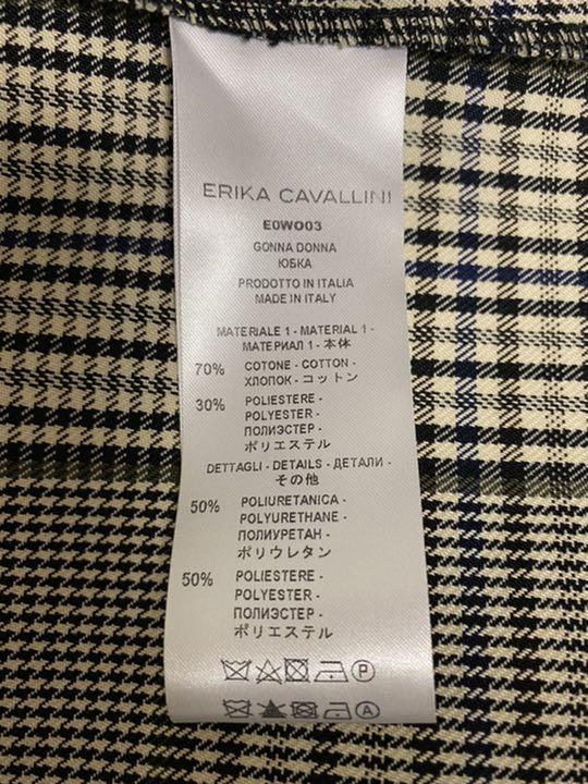 定番新作登場 値下げ不可 ERIKA CAVALLINI 異素材コンボスカート 2Gt18-m26820919999 未使用 格安正規店