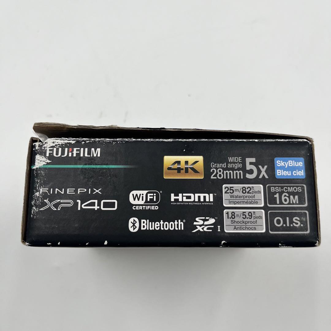 富士フイルム 防水カメラ XP140 スカイブルー FX-XP140SB