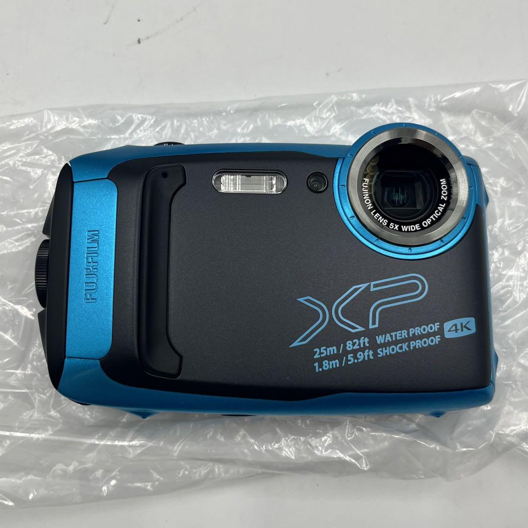 富士フイルム 防水カメラ XP140 スカイブルー FX-XP140SB