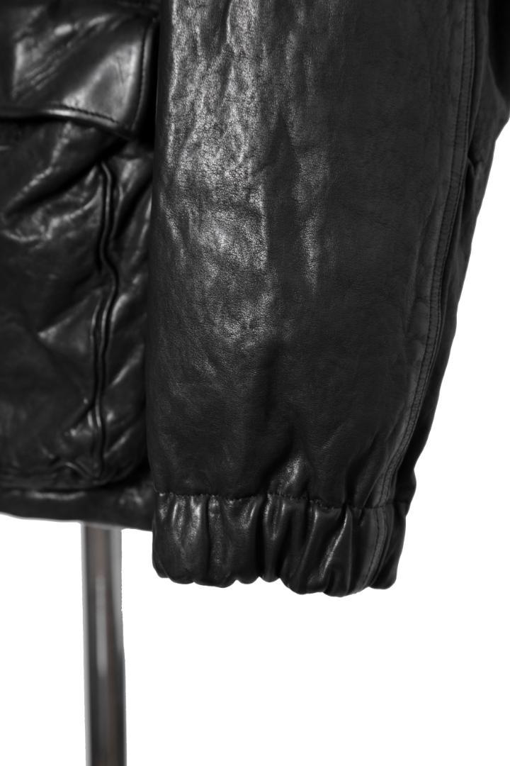 希少 新品 イサムカタヤマバックラッシュ23AW ミモザ レザー製品染めブルゾン