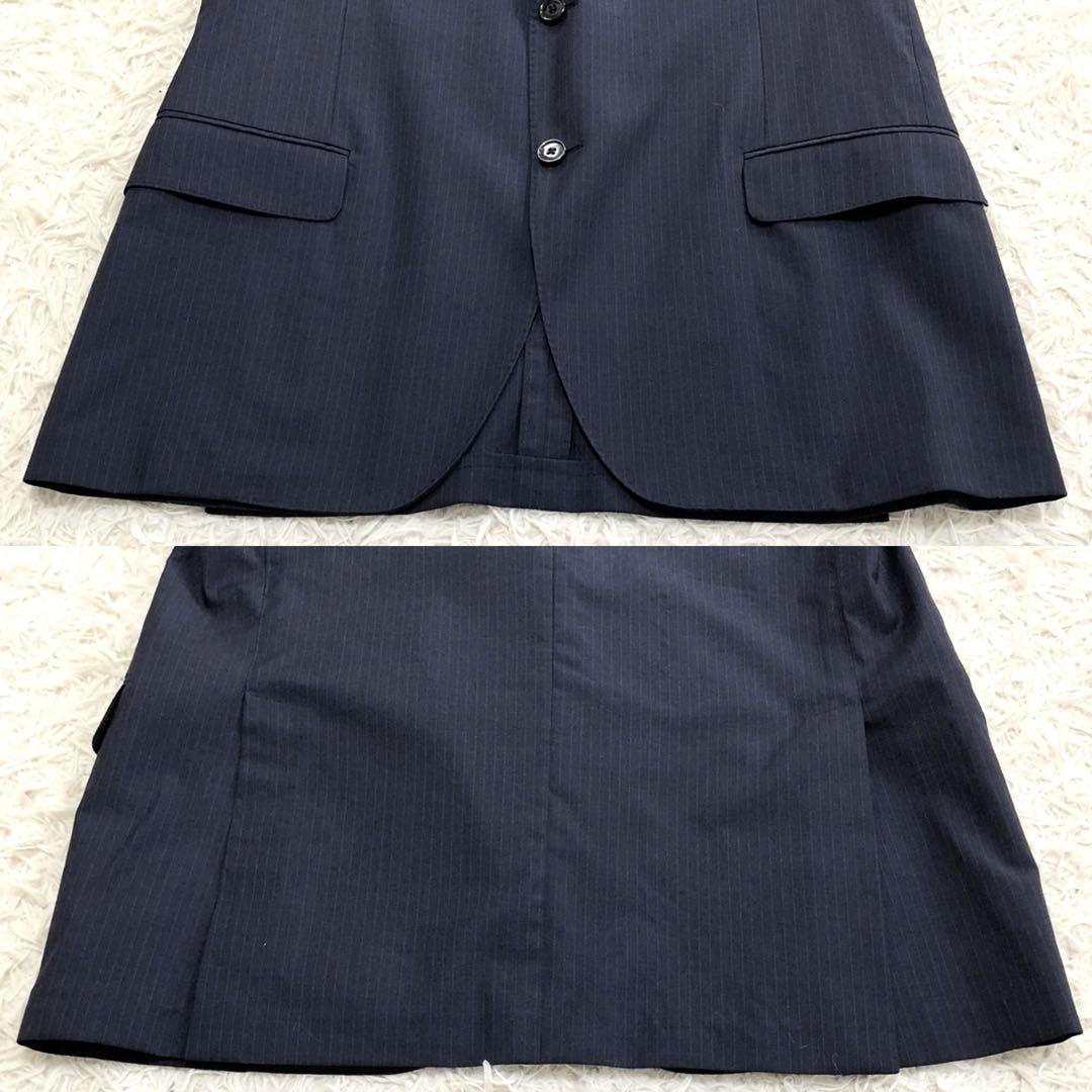美品✨LARDINI ラルディーニ セットアップ ストライプ ネイビー