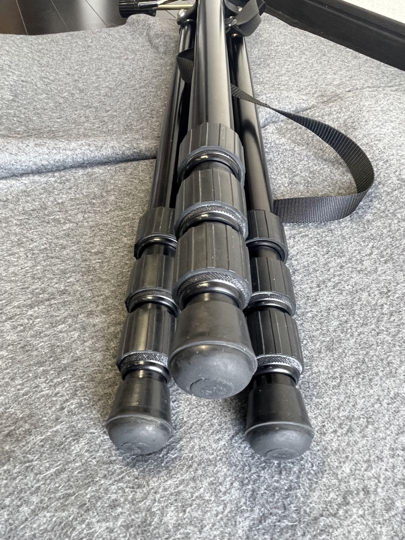 美品!ハスキー Husky 4段 大型 三脚 雲台一体型 クイックセット 美品!ハスキー Husky 4段 大型 三脚 雲台一体型 クイックセット