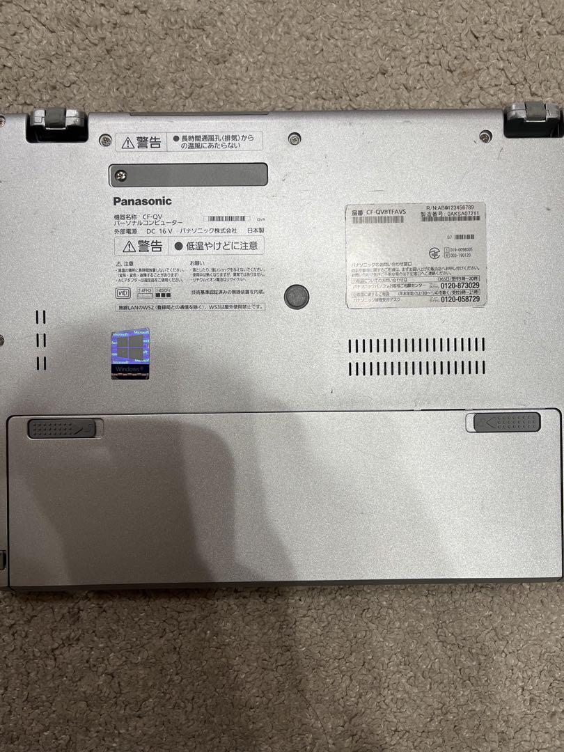レッツノート Panasonic CF-QV8T Core i5-8365U