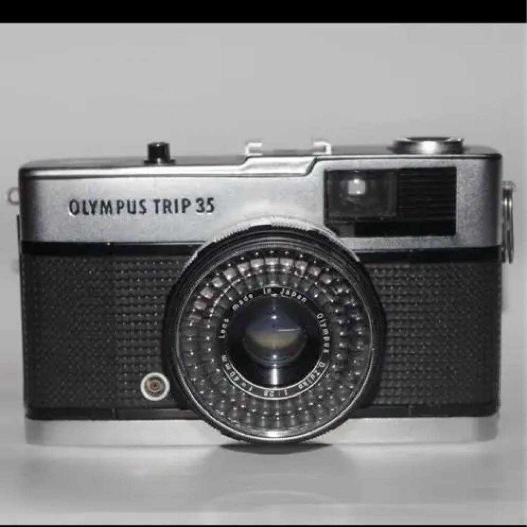 フィルムカメラ OLYMPUS TRIP 35 ＋ ストロボ フィルムカメラ OLYMPUS TRIP 35 ＋ ストロボオンライン アウ