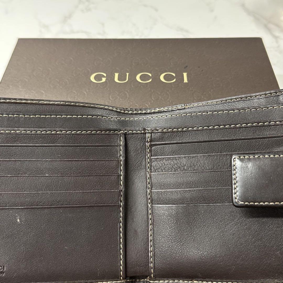 超良品‼️ グッチ　GUCCI 財布　折り財布　GGキャンバス　ラブリーハート 新品同様‼️ グッチ GUCCI 財布 折り財布 GGキャンバス ラブリー