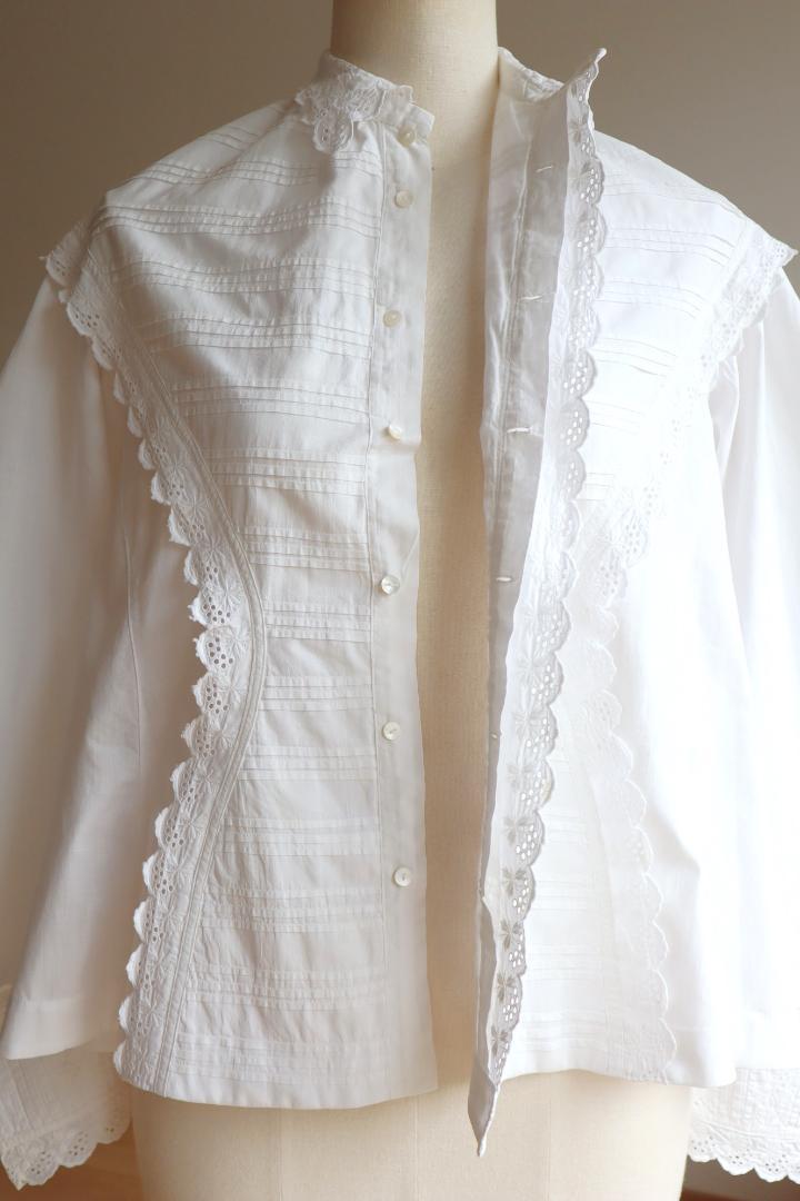 トップス 1900s Grape Wheat Embroidery Blouse