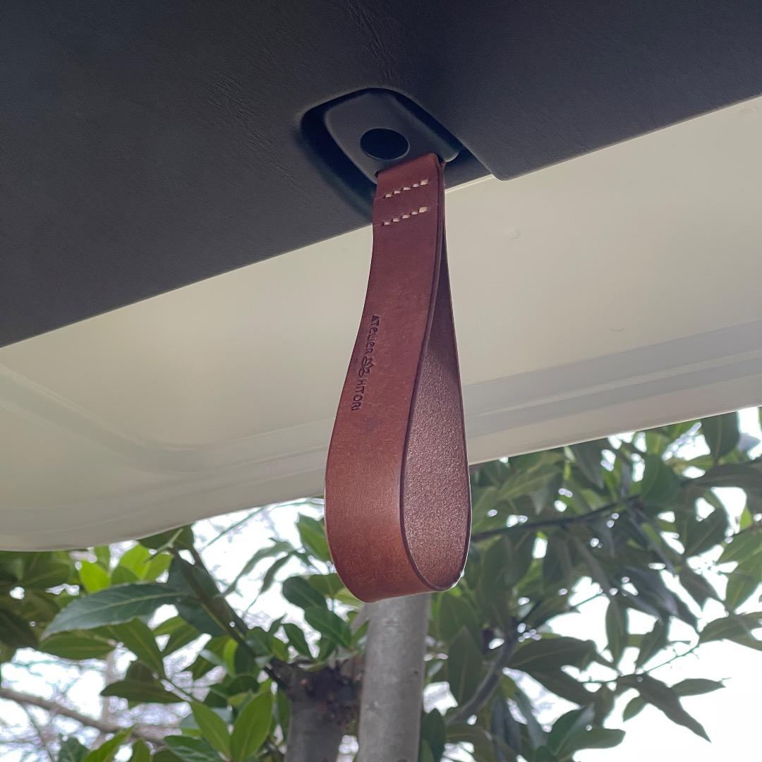 ハイエース用　リアゲート　ストラップ　レッド