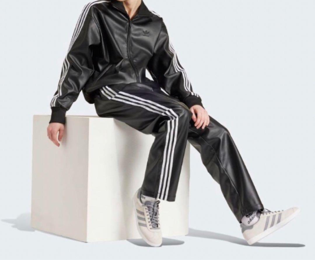 即完売品　24ss adidasフェイクレザージャケット2XL