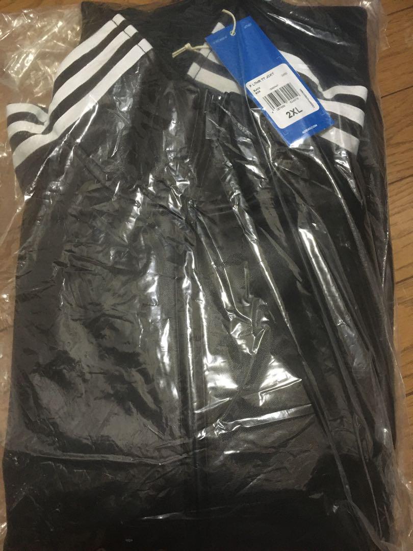即完売品　24ss adidasフェイクレザージャケット2XL
