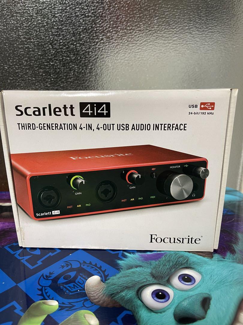 Focusrite Scarlett 4i4 3rd Gen 第3世代