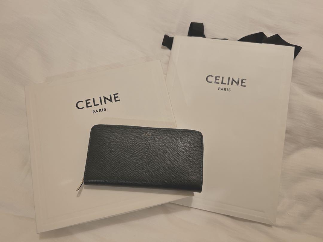 CELINE ジップウォレット長財布