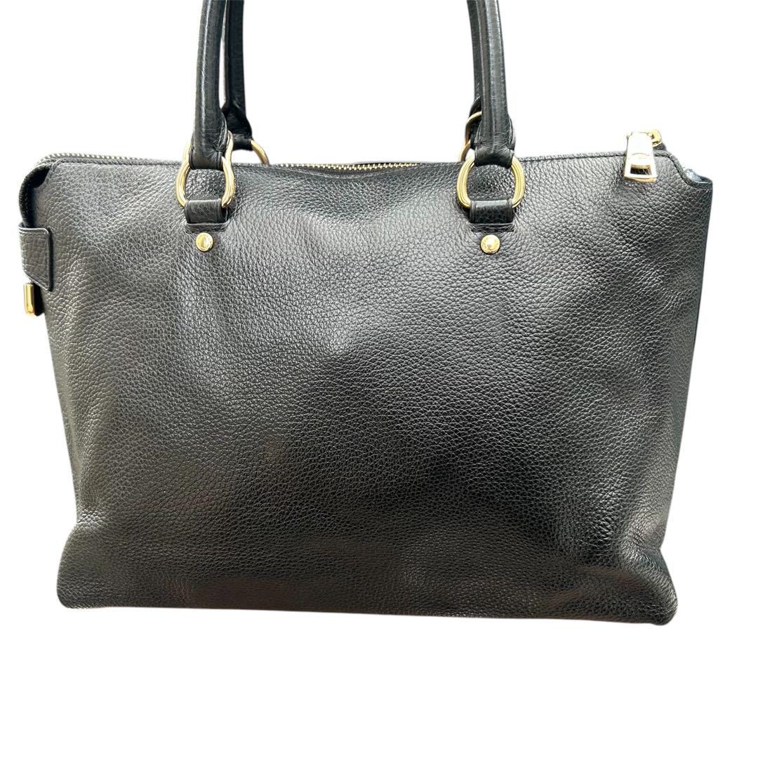 美品 COACH ショルダーバッグ エマ サッチェル 黒 31467 2way