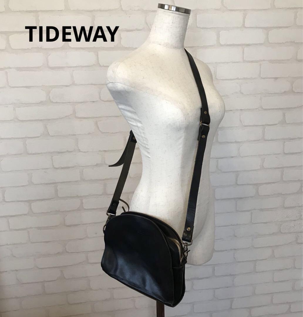 TIDEWAY ショルダーバッグ 2WAY 姫路レザー バック フリンジ