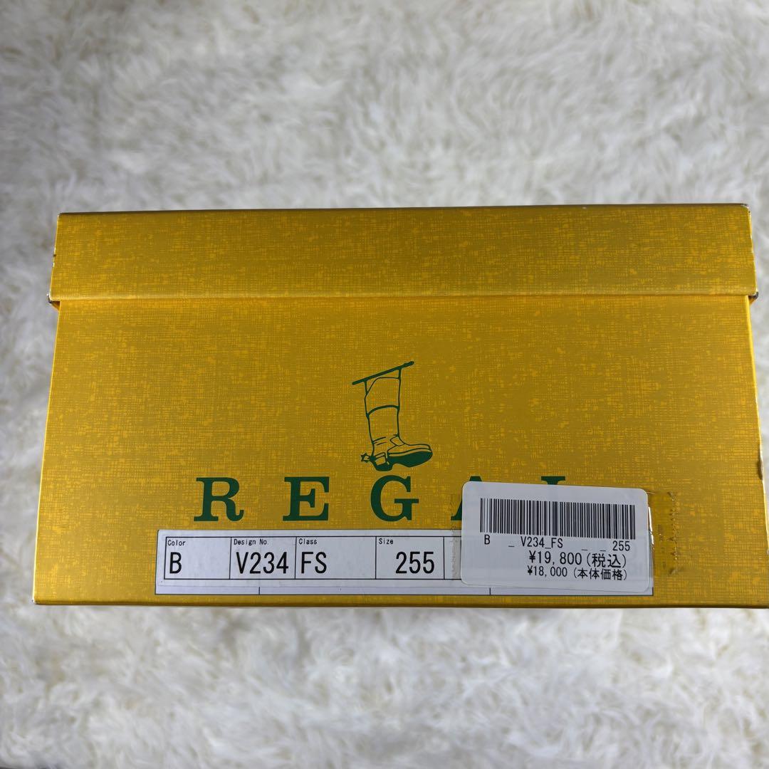 リーガル　ビジネスシューズ　ストレートチップ　黒　25.5