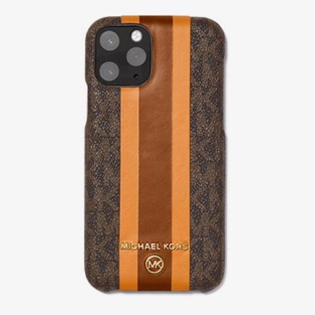 新品タグ付 MICHAEL KORS iPhone11pro レザーストライプ GydO2-m26835495633 高評価安い