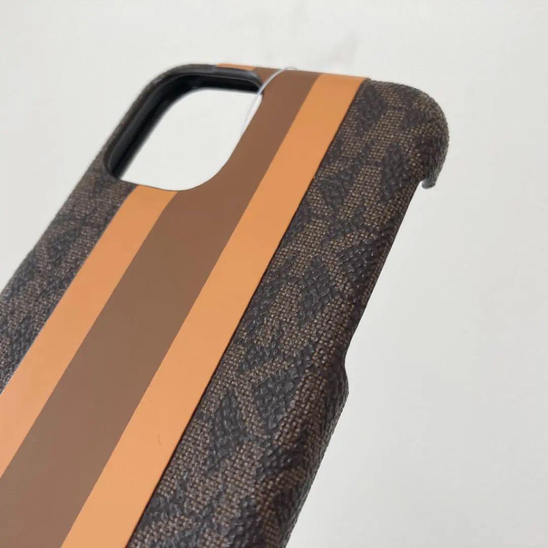 新品タグ付 MICHAEL KORS iPhone11pro レザーストライプ GydO2-m26835495633 高評価安い