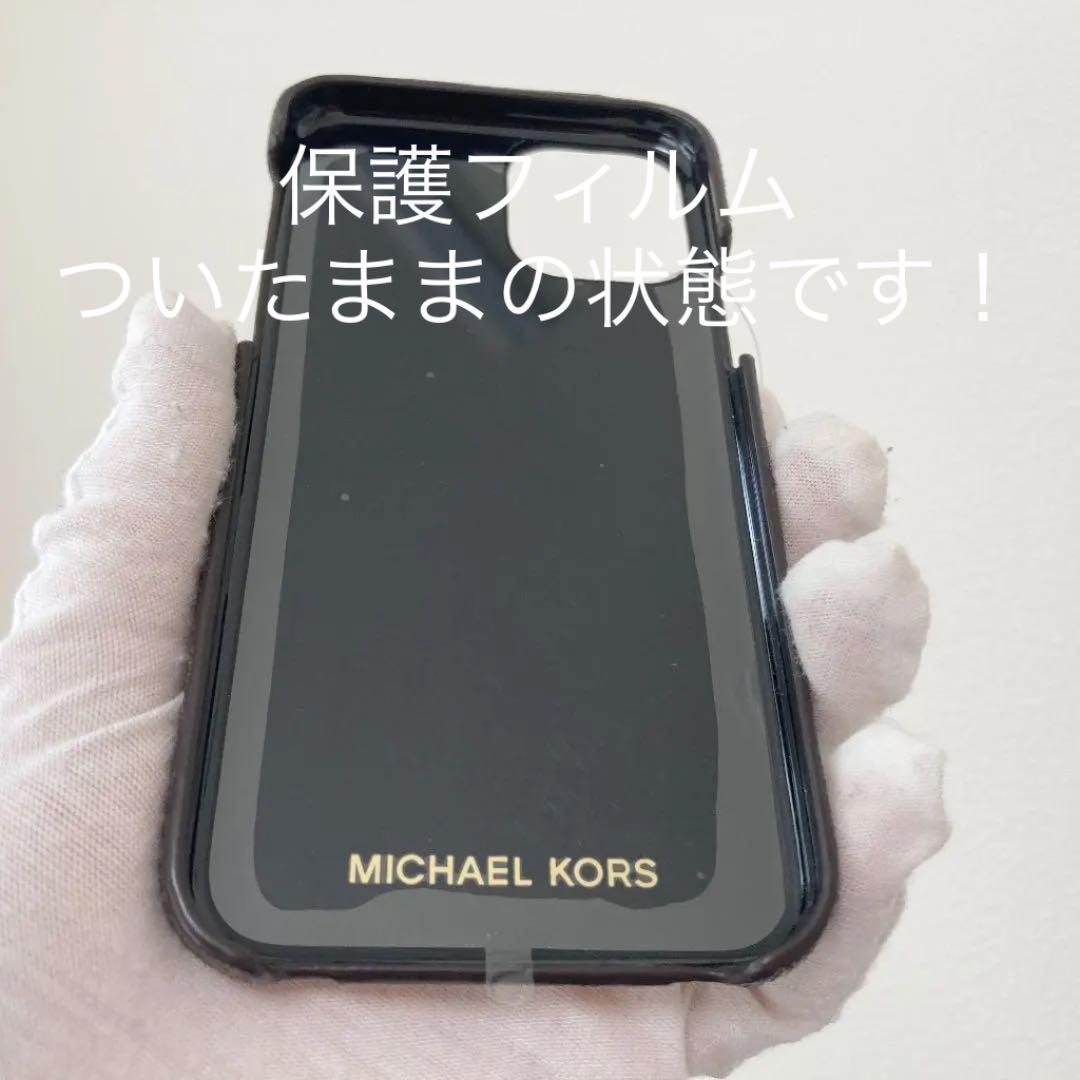 新品タグ付 MICHAEL KORS iPhone11pro レザーストライプ GydO2-m26835495633 高評価安い