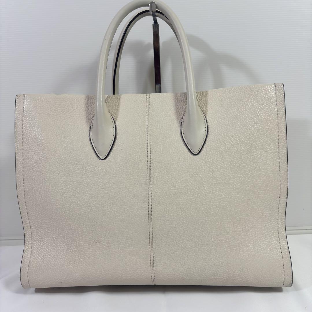 MICHAEL KORS レザートートバッグ クリーム ショルダー