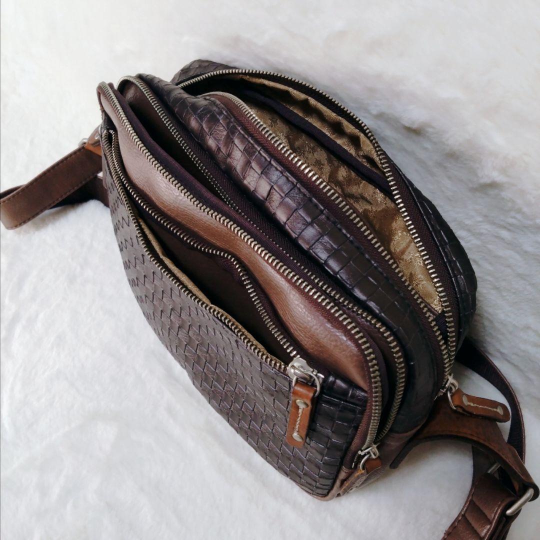 ☆新品級美品☆Allegroアレグロ イントレチャート ショルダーバッグ 多収納