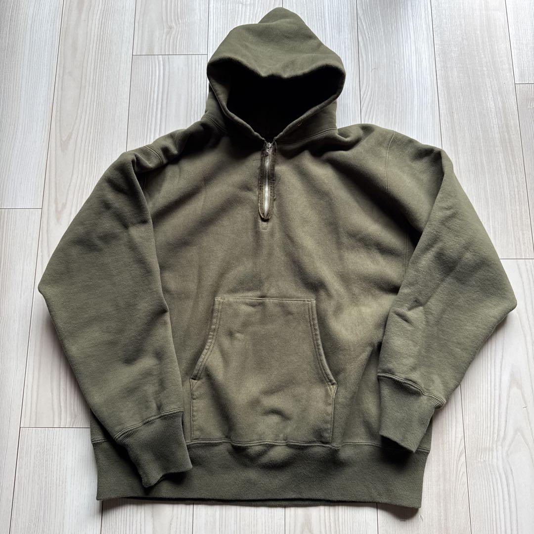 新品　アプレッセ Vintage Half Zip Sweat Hoodie 3