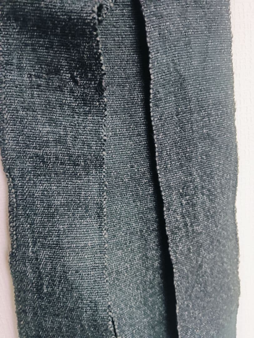 3.8m ミニ裂織帯 レアブラック japan vintage sakiori 3.8m ミニ裂織帯 レアブラック japan vintage sakiori