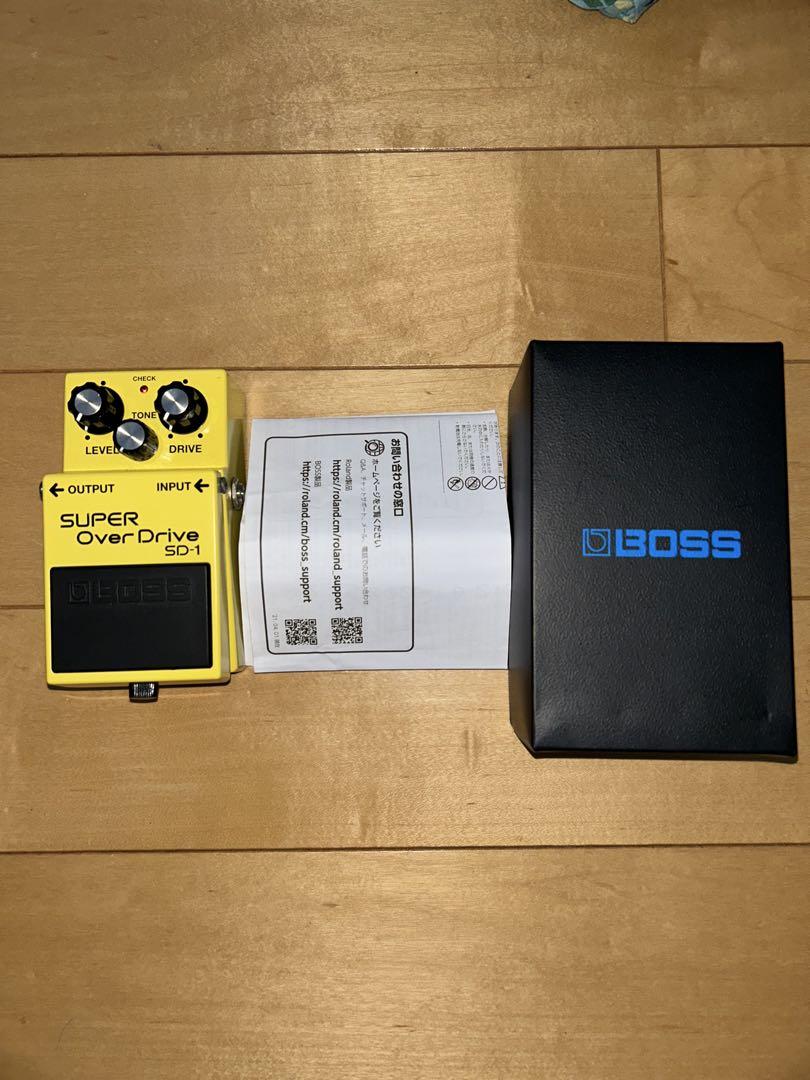 BOSS SUPER OverDrive SD-1 説明書と箱付き