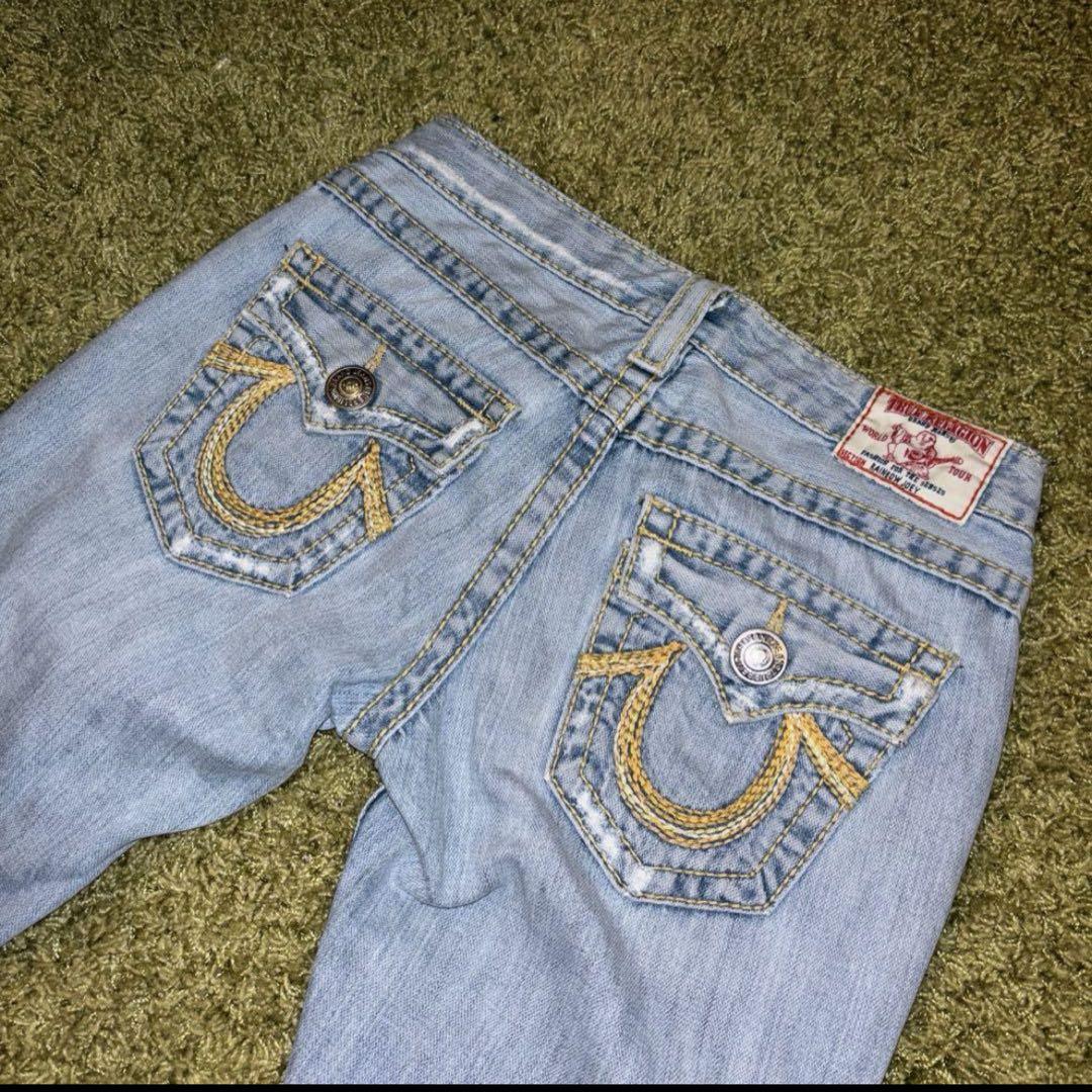 TRUE RELIGION BECKY BIG QT フレア デニム パンツ