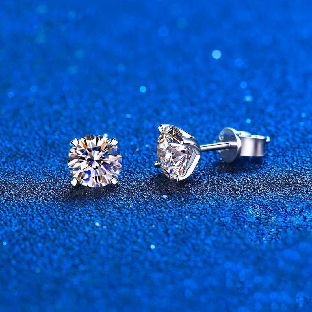 068Al【5mm】ピアス　煌めく一粒ダイヤ　エレガント　高級感　CZ　S925 068Al【5mm】ピアス 煌めく一粒ダイヤ エレガント 高級感 CZ S925