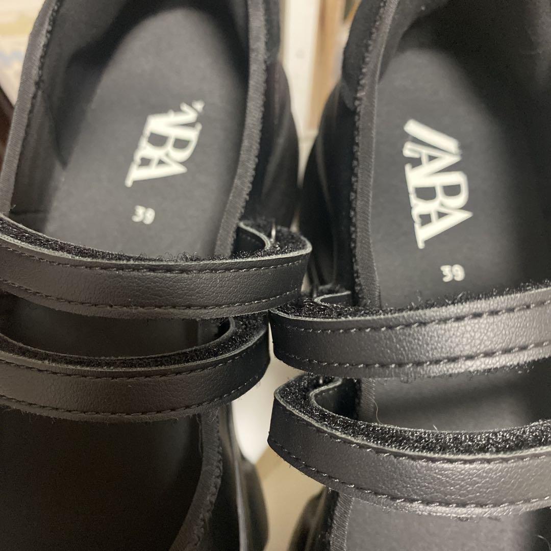 ZARA バレエフラットスニーカー　メリージェーン