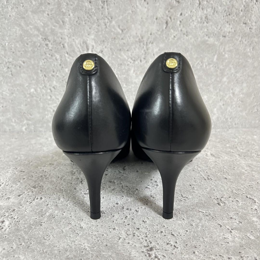 COLE HAAN パンプス 黒 レザー 23.5相当 ポインテッドトゥ