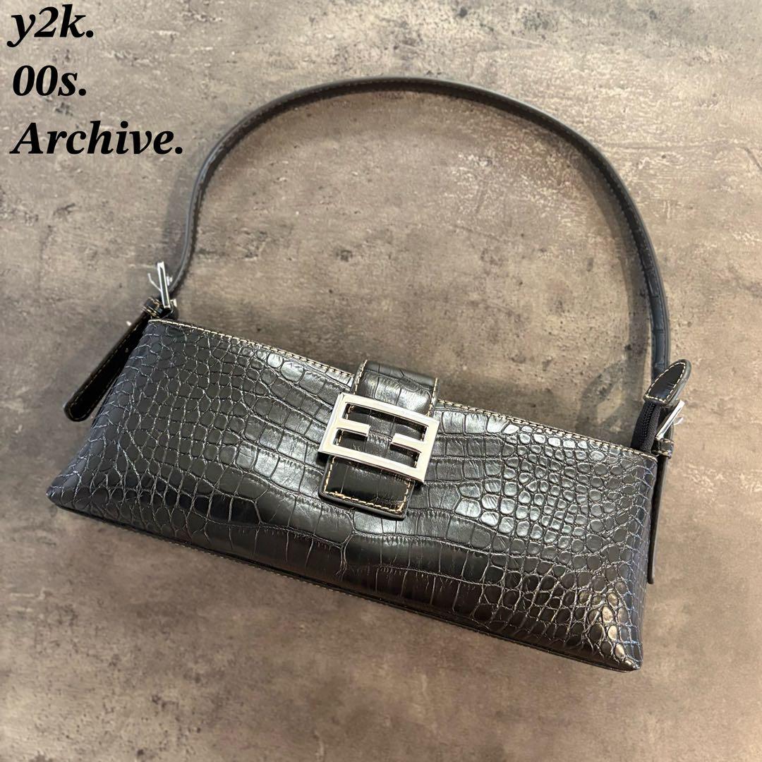 バッグ 00s archive one shoulder bag black Y2K 00s archive one shoulder bag Y2K - メルカリ