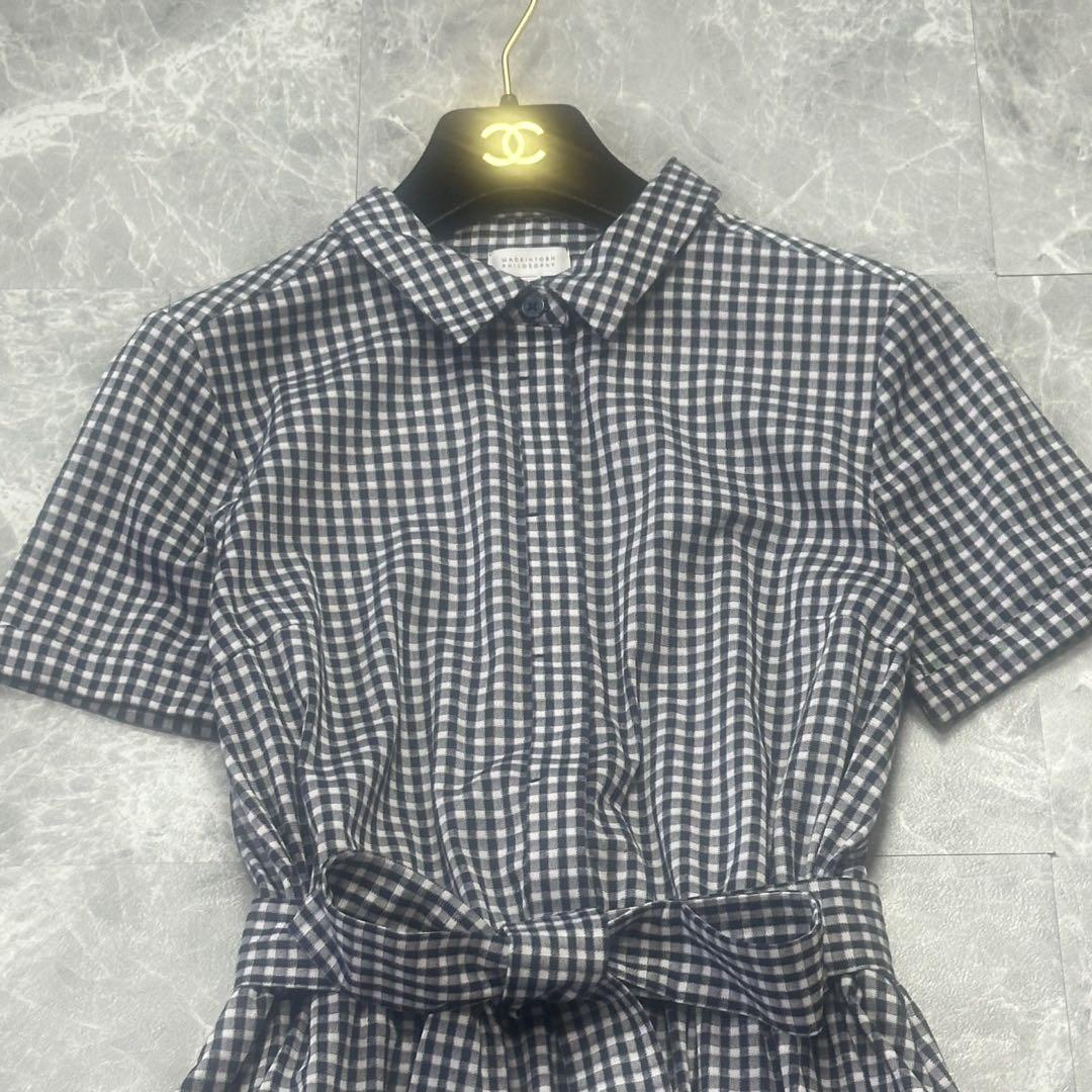 美品♡現行 マッキントッシュ ロングワンピース ベルト ギンガム